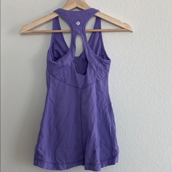 Lululemon | tank top with built in bra in purple - Picture 5 of 9